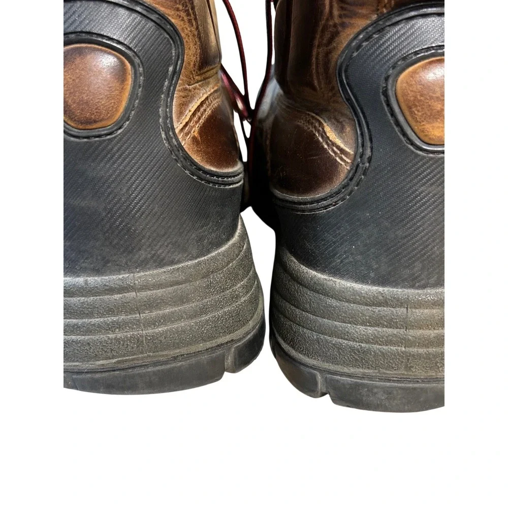 Red Wing 4427 Mens Brown Leather Steel Toe Waterproof Work Boots Size‎ 10.5 D